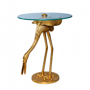 Кофейный стол "Цапля" золото 0.58x0.47x0.47м