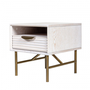 Тумбочка HAINES premium white 0.48x0.4x0.45м