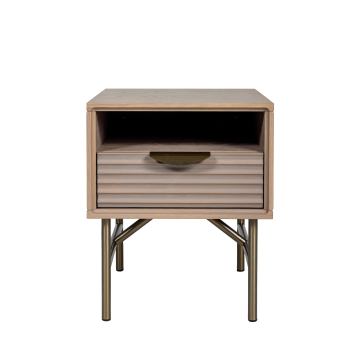Тумбочка HAINES premium beige 0.48x0.4x0.45м