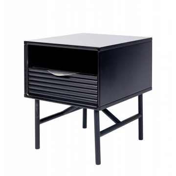 Тумбочка HAINES black 0.48x0.4x0.45м