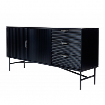 Комод HAINES black 0.75x1.6x0.4м