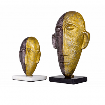 Декор настольный из 2-х предметов Face 0.26x0.17x0.08м