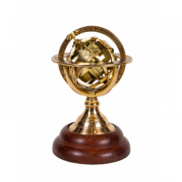 Армиллярная сфера латунь 0.012x0.08x0.08м