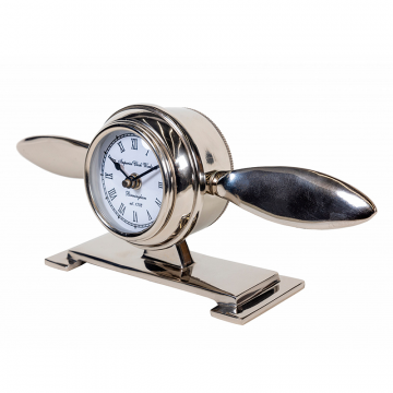 Часы-пропеллер серебро 0.013x0.034x0.07м