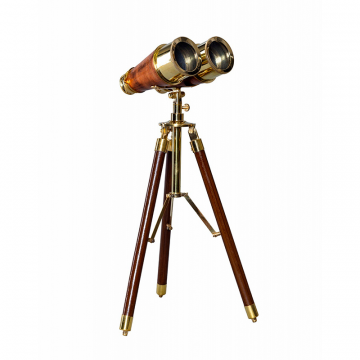 Бинокль декоративный латунь 0.036x0.023x0.023м