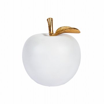 Статуэтка яблоко с золотым листом