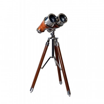 Бинокль декоративный серебро 0.036x0.023x0.023м