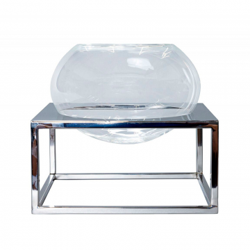 Ваза на серебряном подстолье круглая 0.25x0.26x0.26м