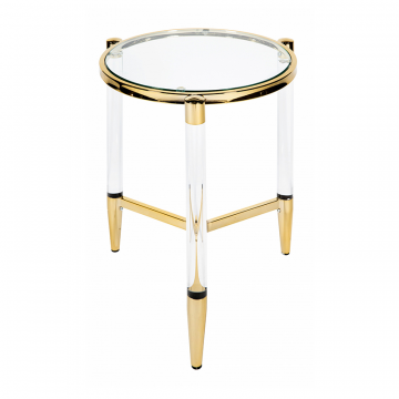 Приставной столик Ghost M Gold 0.61x0.5x0.5м