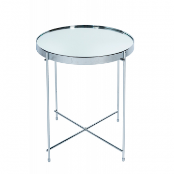 Приставной столик Gatsby M Silver 0.45x0.43x0.43м