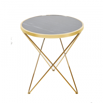 Приставной столик Zarina Gold 0.5x0.45x0.45м
