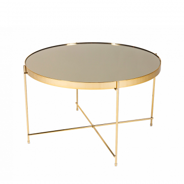 Приставной столик Gatsby L Gold 0.38x0.63x0.63м