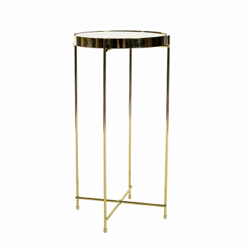 Приставной столик Gatsby S Gold 0.6x0.325x0.325м
