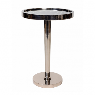 Кофейный столик "Лабиринт" серебро 0.5x0.35x0.35м