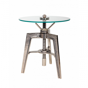 Кофейный столик "Лофт 1" Серебро 0.71x0.39x0.51м