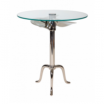 Кофейный столик "Пропеллер 1" Серебро 0.65x0.44x0.4м