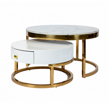 Набор кофейных столиков с ящиком 0.43x0.8x0.8м