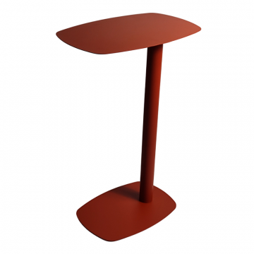 Журнальный столик Eanna L металл красный