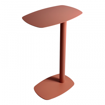 Журнальный столик Eanna L металл коралловый