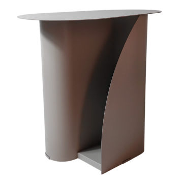 Журнальный столик Yvaine металл темно-серый