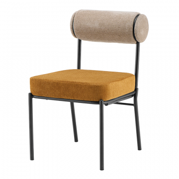 Стул обеденный Ponpoun бежевый терракотовый