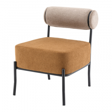 Кресло Ponpoun бежевый терракотовый