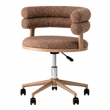 Стул офисный Ponty светло-коричневый бежевые ножки