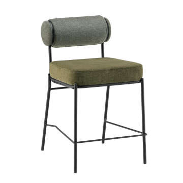 Стул полубарный Ponpoun зелёный