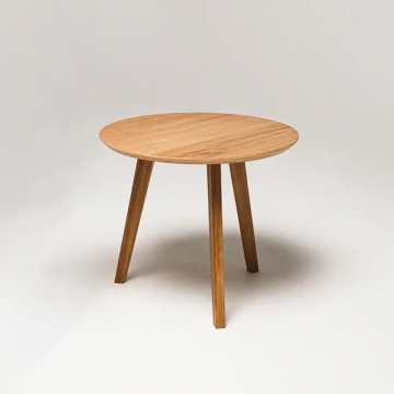 Журнальный стол круглый (массив дуба) BROUNY