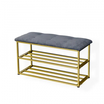 Обувница-банкетка mini gold TOPSI