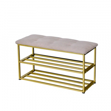 Обувница-банкетка mini gold TOPSI