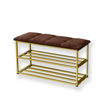 Обувница-банкетка mini gold TOPSI