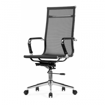 Компьютерное кресло Reus черная сетка / хром