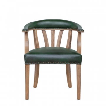 Стул Tanner Green Leather