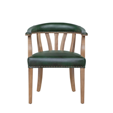 Стул Tanner Green Leather