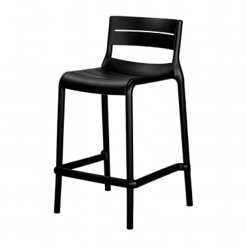 Стул полубарный DOBRIN NESSA, черный (B-03)