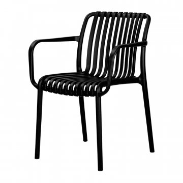 Стул обеденный DOBRIN WALTER ARM, черный (B-03)