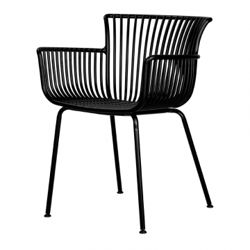 Стул обеденный DOBRIN ROSS, черный (B-03) без подушки