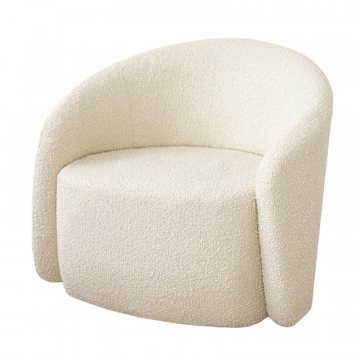 Кресло Ellipse E7.1 (молочный, букле)
