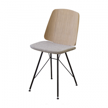 Стул E9.6 (дуб / бежевый, рогожка)