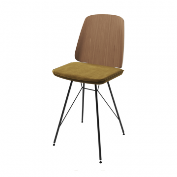 Стул E9.6 (дуб / янтарныи? FiberGuard)