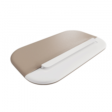 Мягкий чехол для бортика KIDI soft (бежевый, экокожа)