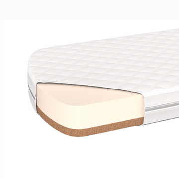 Матрас для кровати KIDI soft от 3 до 7 лет кокос/eco-foam 12 см (67*167 см)