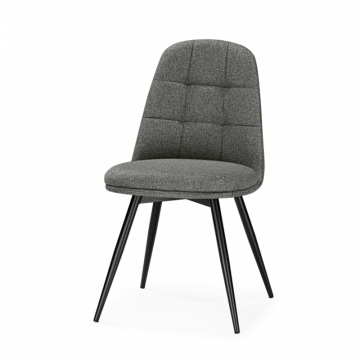 Стул на металлокаркасе Texas 1 поворотный светло-серый / черный