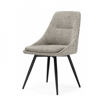 Стул на металлокаркасе Avian вращающийся светло-серый / черный