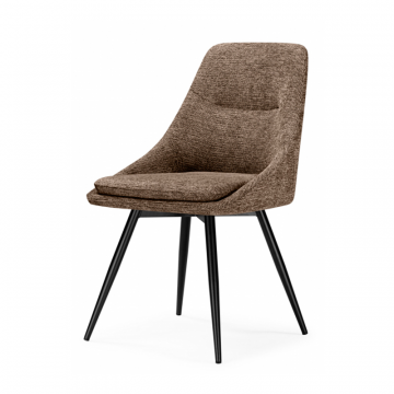 Стул на металлокаркасе Avian вращающийся светло-коричневый / черный