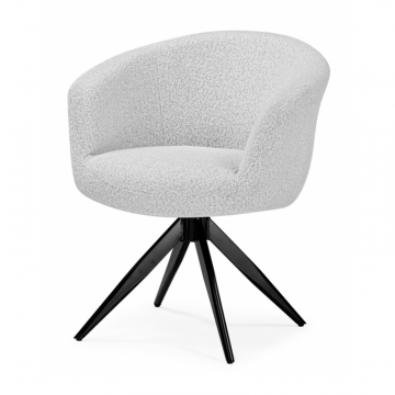 Стул на металлокаркасе Solomon 1 вращающийся светло-бежевый / черный