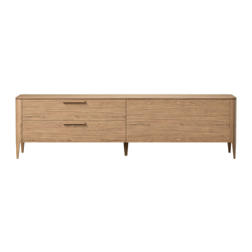 Тумба Type oak под ТВ 2 ящика откидная дверь (натуральный дуб)