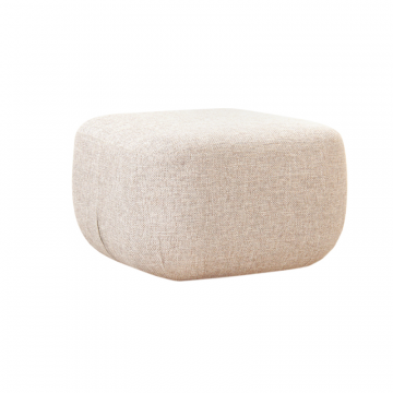 Пуф E5.2 (молочный, рогожка)