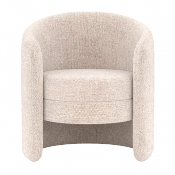 Кресло Ellipse E7.4 (молочный, рогожка)